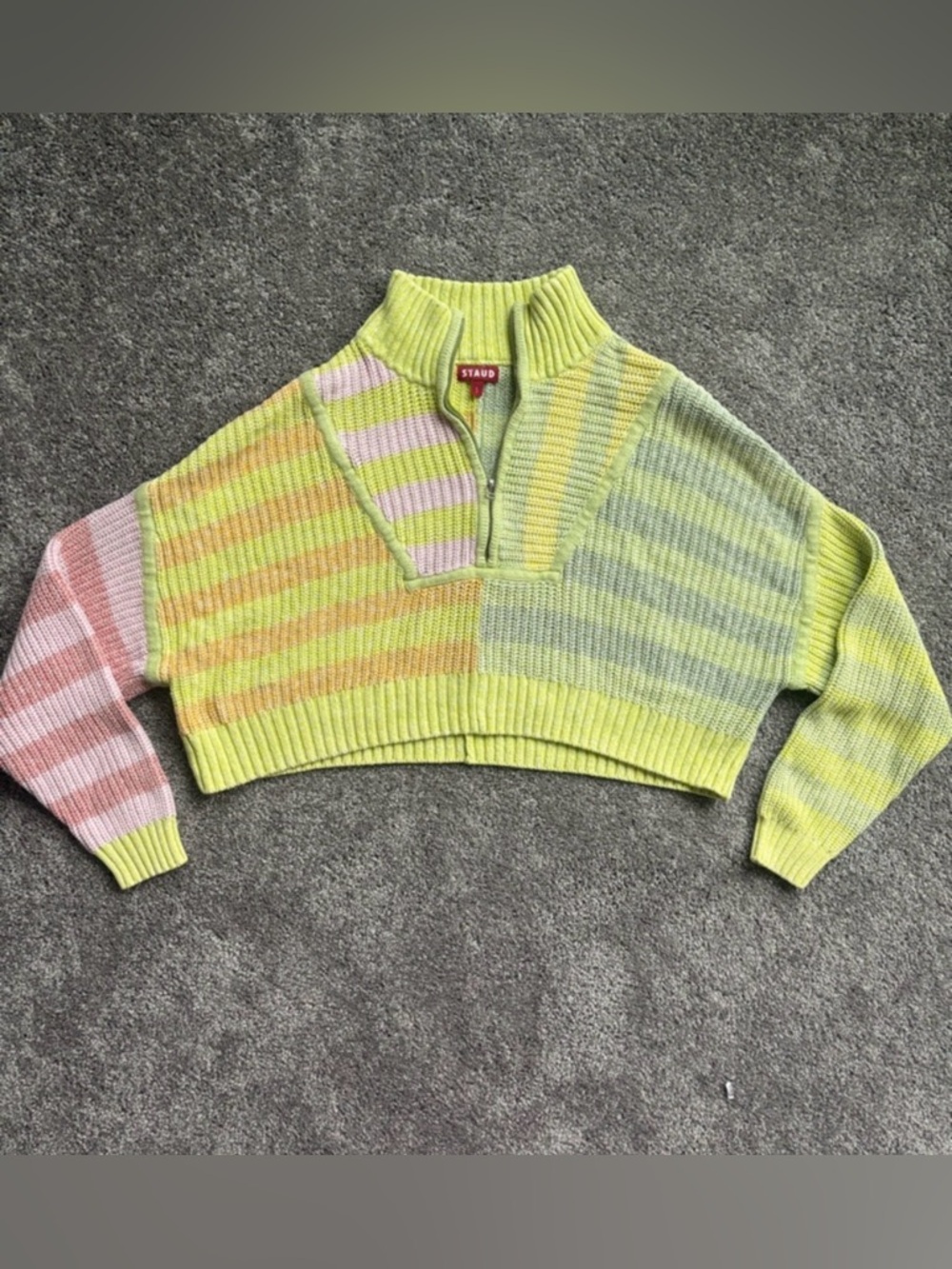 STAUD Multicolor Striped Women's Sweater